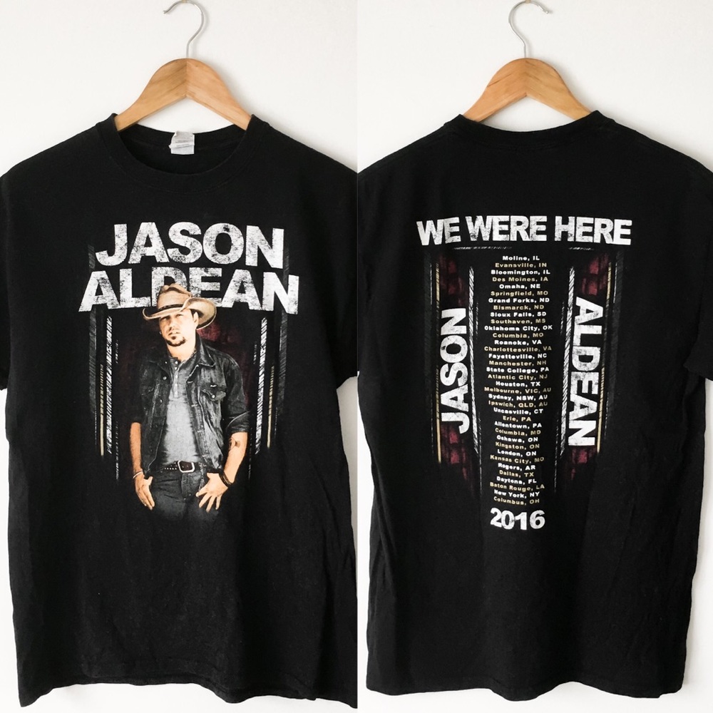 Jason Aldean 2016 Tour T-Shirt We Were Here